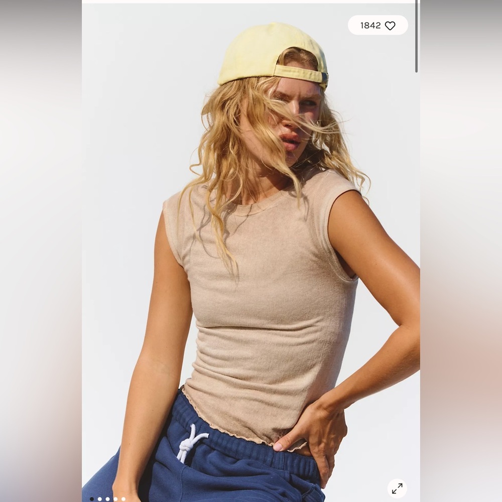 FREE PEOPLE MOVEMENT double point tee m/l